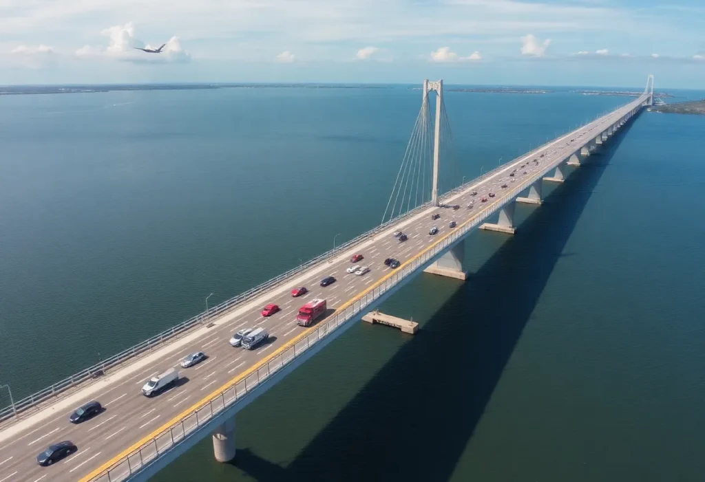 Emergency response at Sunshine Skyway Bridge