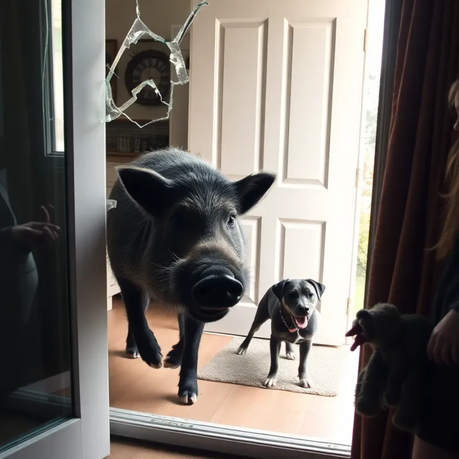 Wild Boar Encounter in Lehigh Acres