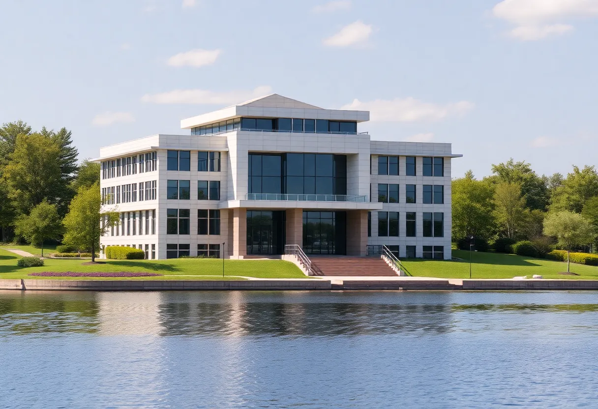 Exterior view of the Bernie McCabe Courthouse in St. Petersburg