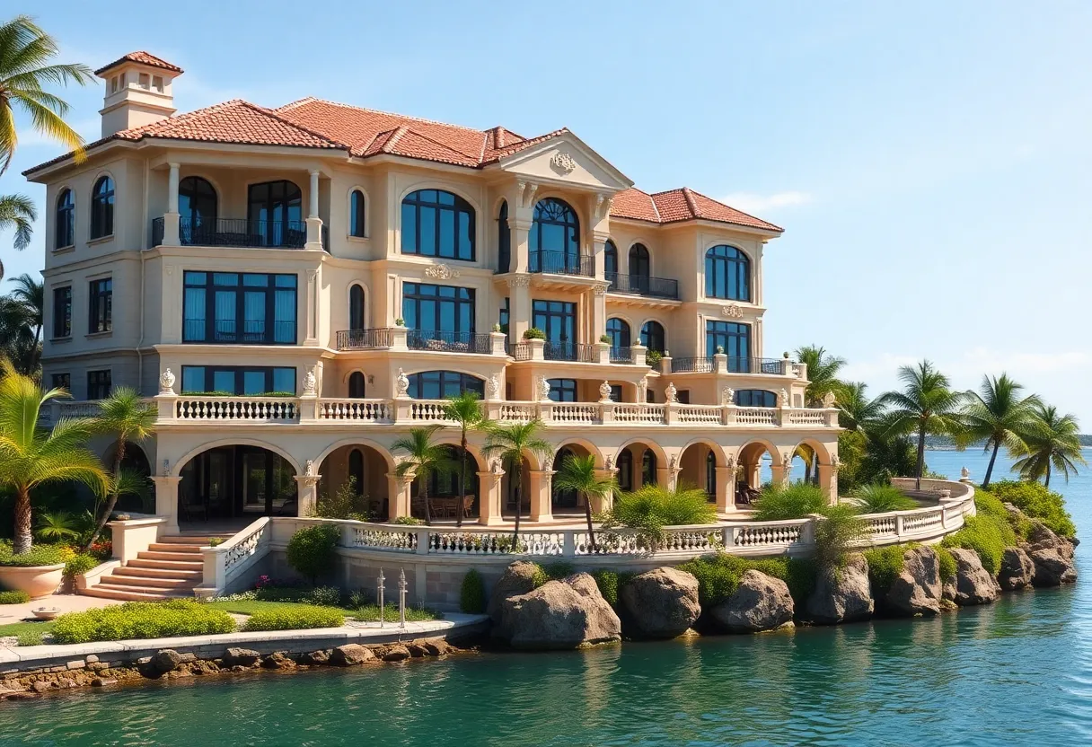 Artist's rendering of the Marina Bay Residence in St. Petersburg