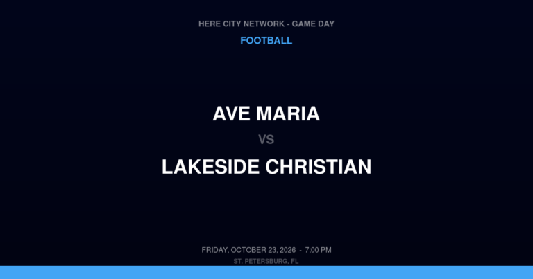 Ave Maria 6, Lakeside Christian 46