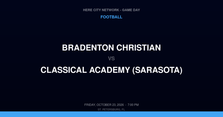 Bradenton Christian 28, Classical Academy (Sarasota) 8