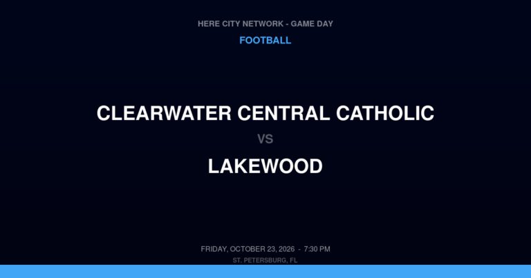 Clearwater Central Catholic 42, Lakewood 6
