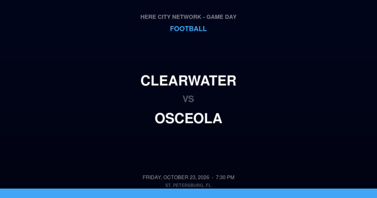 Clearwater 54, Osceola 7