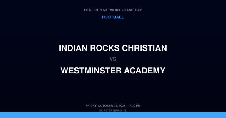 Indian Rocks Christian 24, Westminster Academy 45