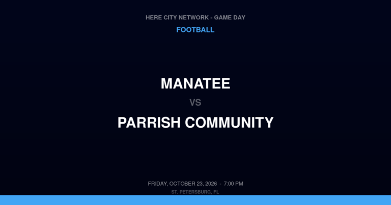 Manatee 49, Parrish Community 6