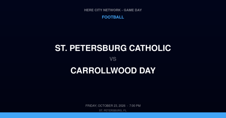 St. Petersburg Catholic 3, Carrollwood Day 50
